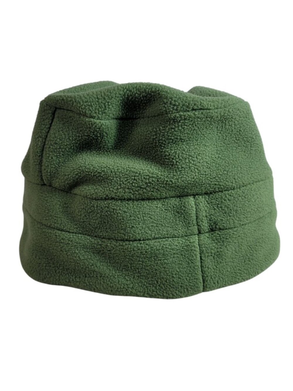 Lands' End Womens Fleece Bucket Hat Green Small Medium Polartec Aircore Pull On